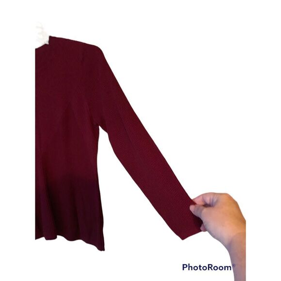 Halston Ribbed Knit Sweater L - Picture 2 of 11